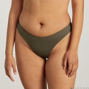 Everlane The Bikini Bottom BEECH COLOR